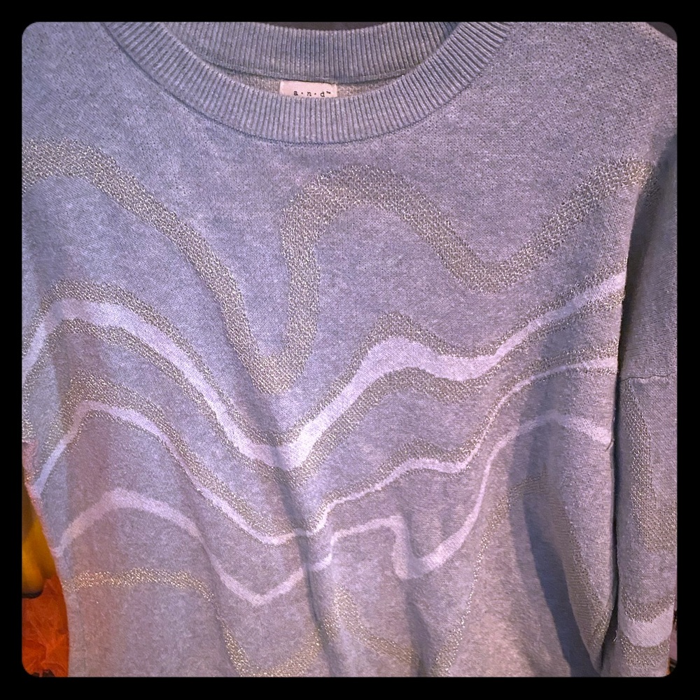Gray Fashion Sweater